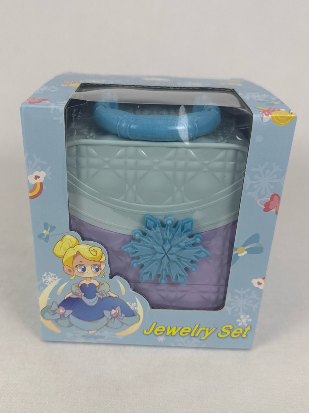 PinkSheep Girls Princess Jewelry Box Set Rings Crown Necklace PS-1401 New